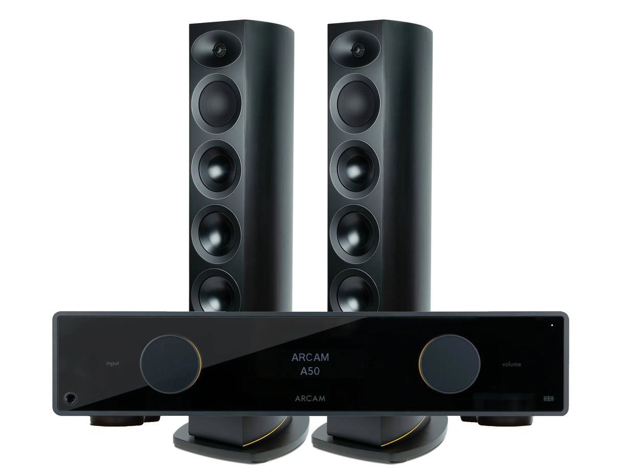 Arcam A50 Signature with R35 Floorstanding Speakers
