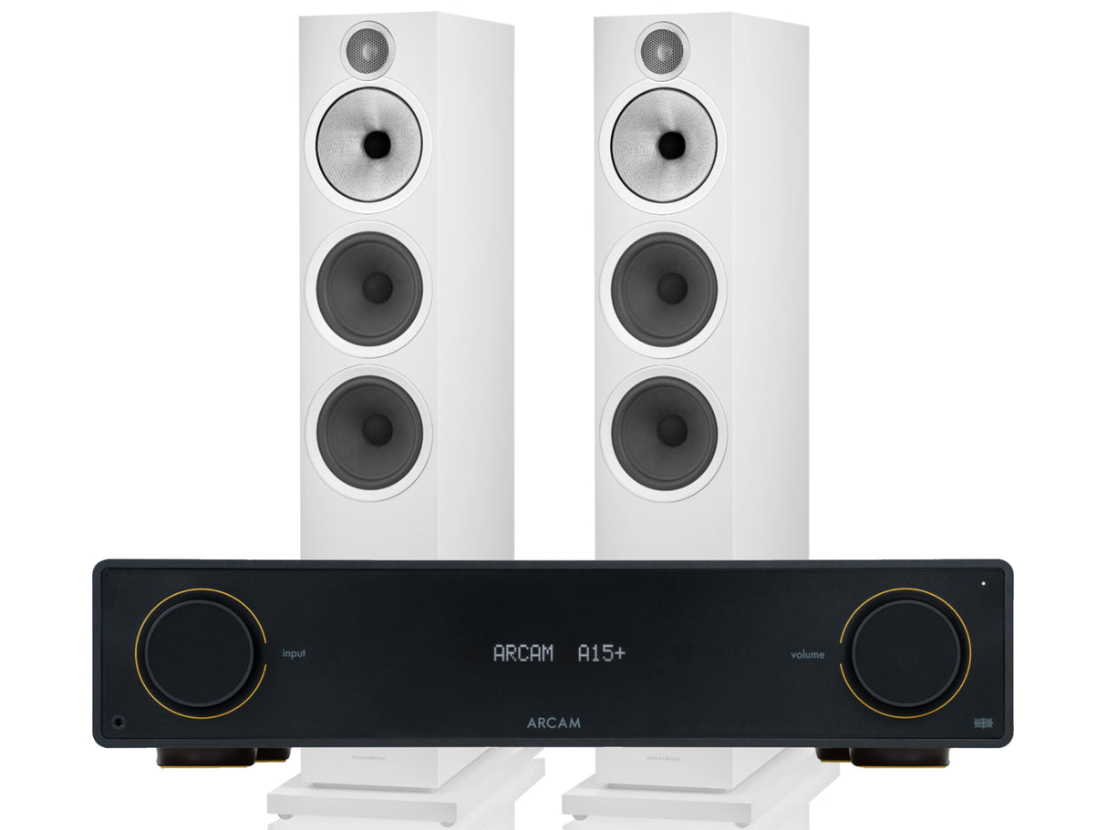 Arcam A15+ with Bowers & Wilkins 603 S3 (2025 Model)