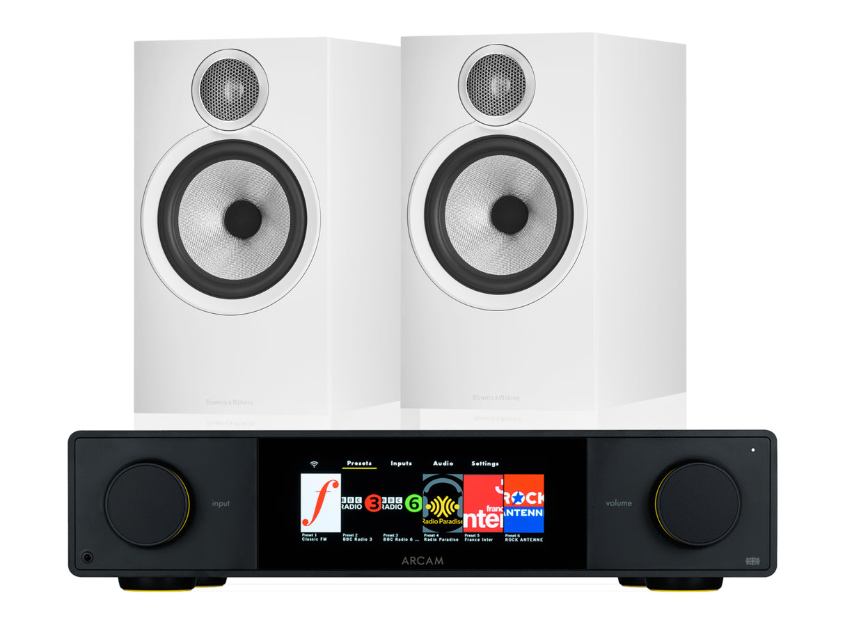 Arcam SA35 with Bowers & Wilkins 606 Speakers