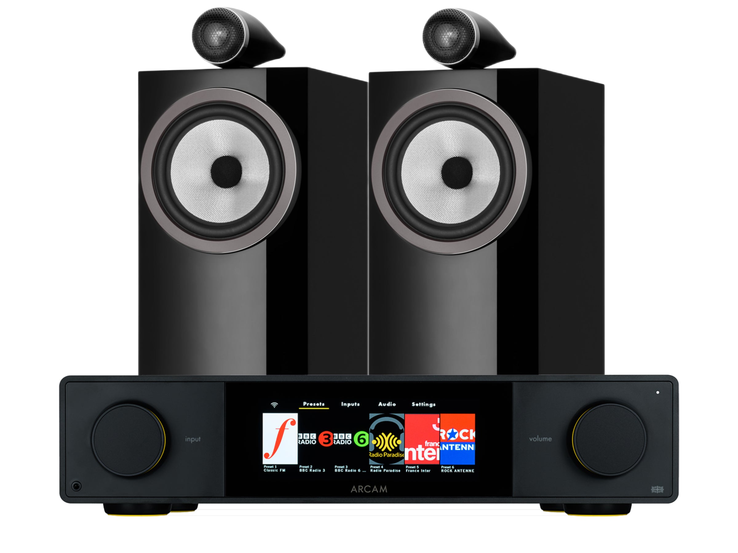 Arcam SA35 with Bowers & Wilkins 705 S3 Speakers