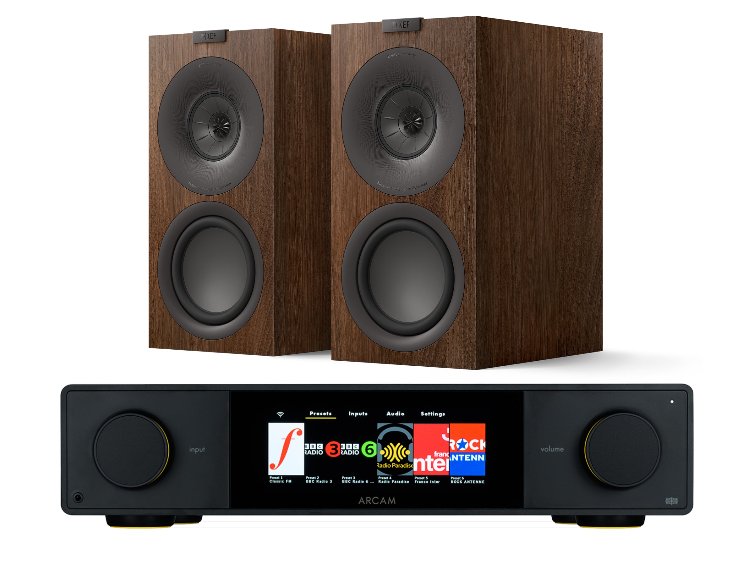 Arcam SA35 with KEF Q Concerto META Speakers