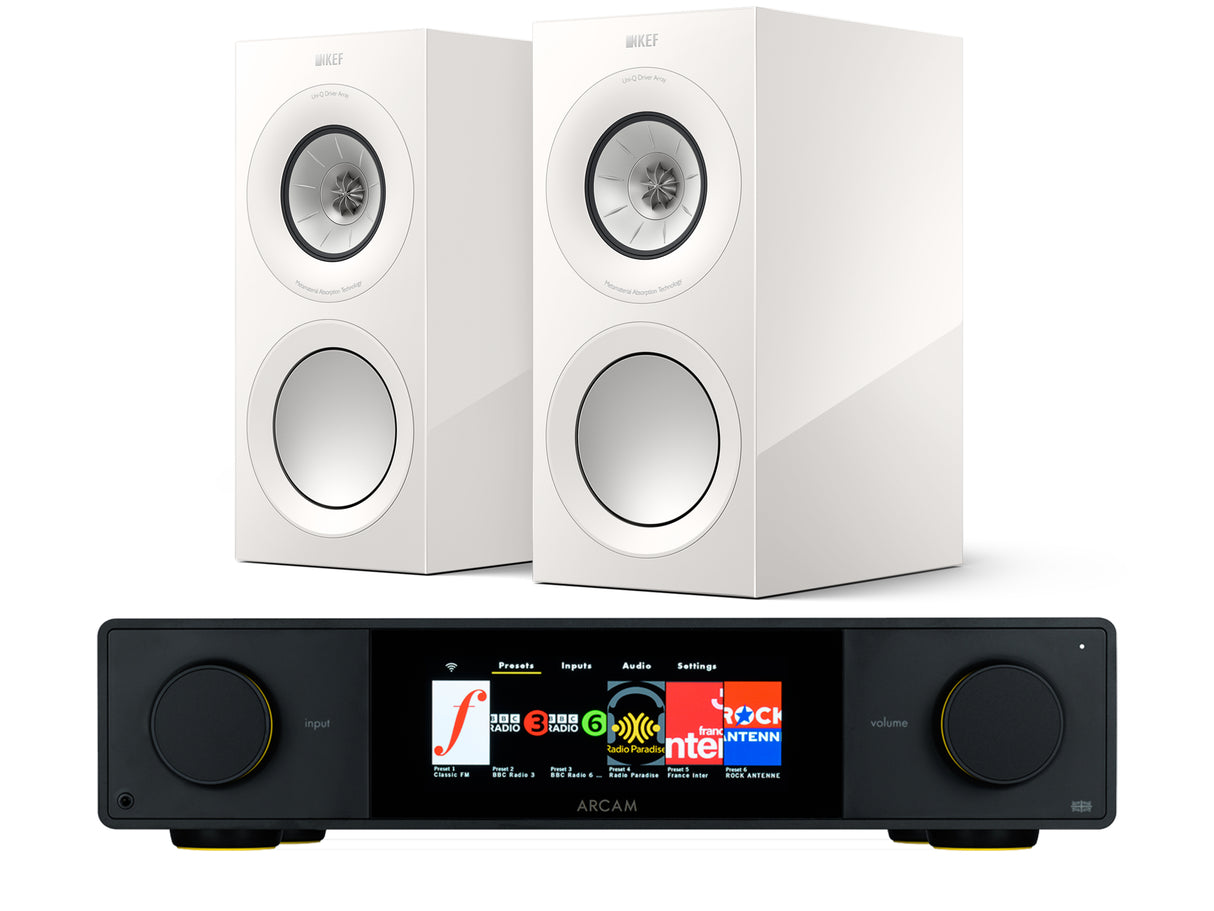 Arcam SA35 with KEF R3 META Speakers
