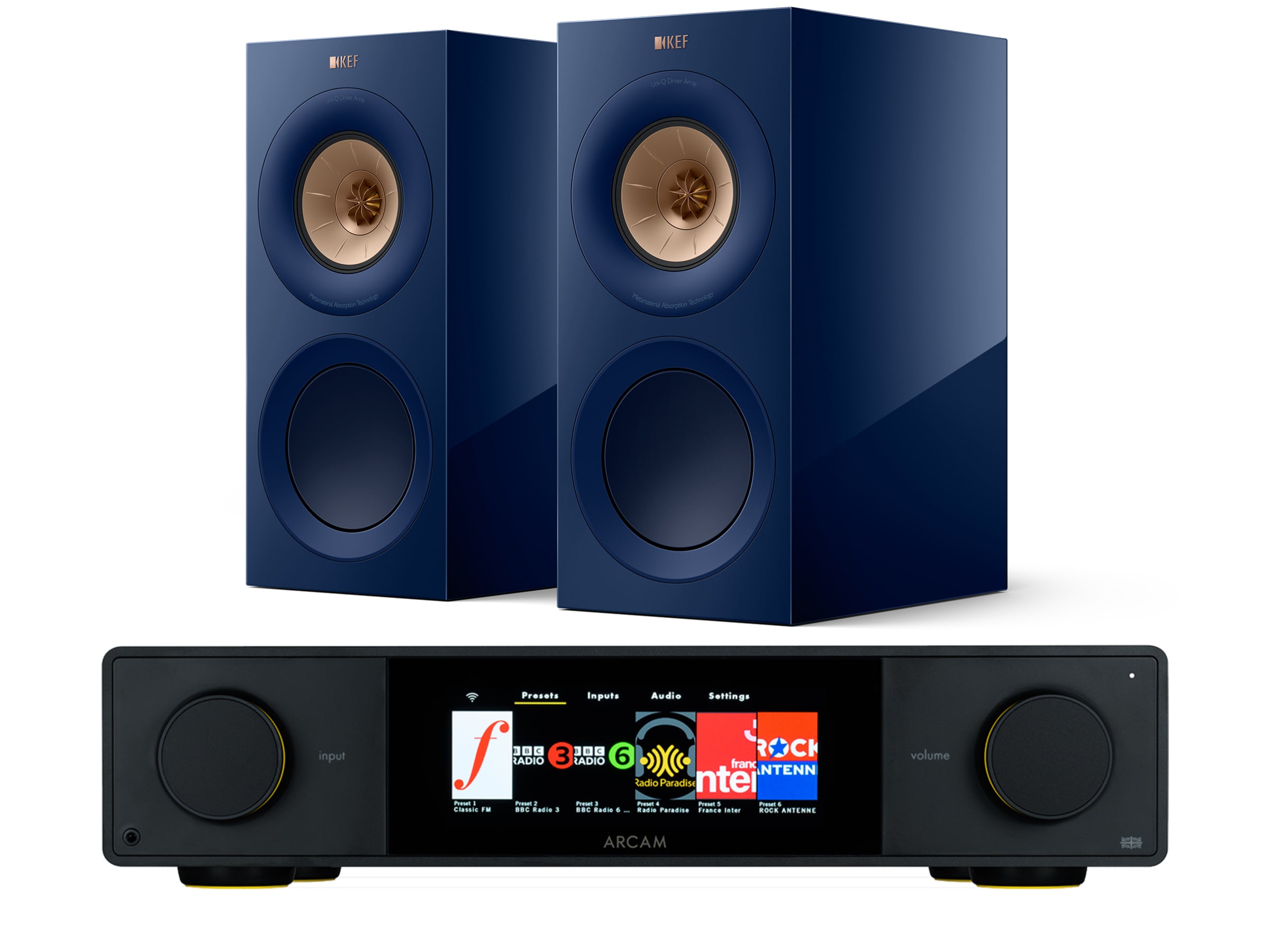 Arcam SA35 with KEF R3 META Speakers