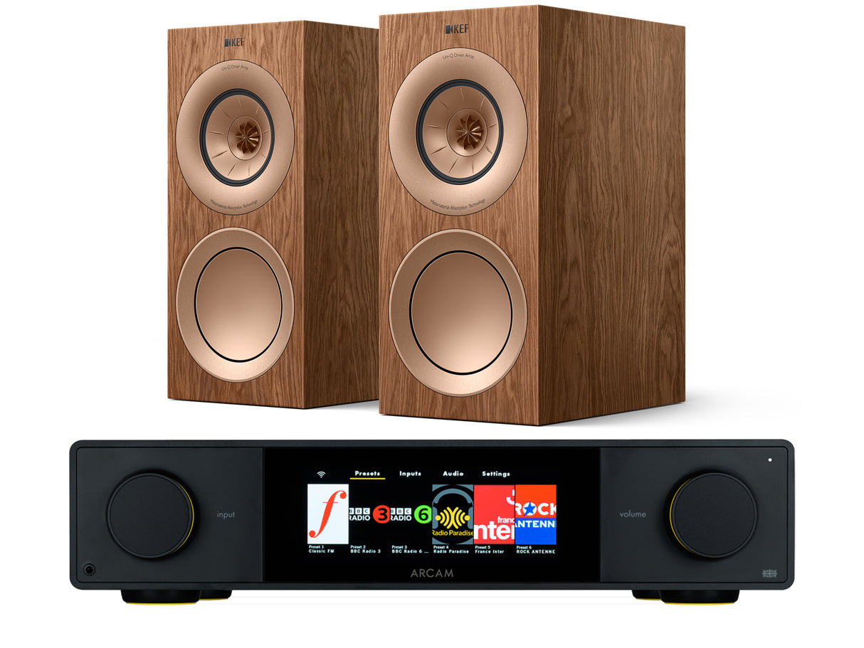 Arcam SA35 with KEF R3 META Speakers