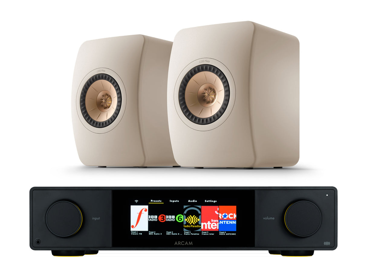 Arcam SA35 with KEF LS50 META
