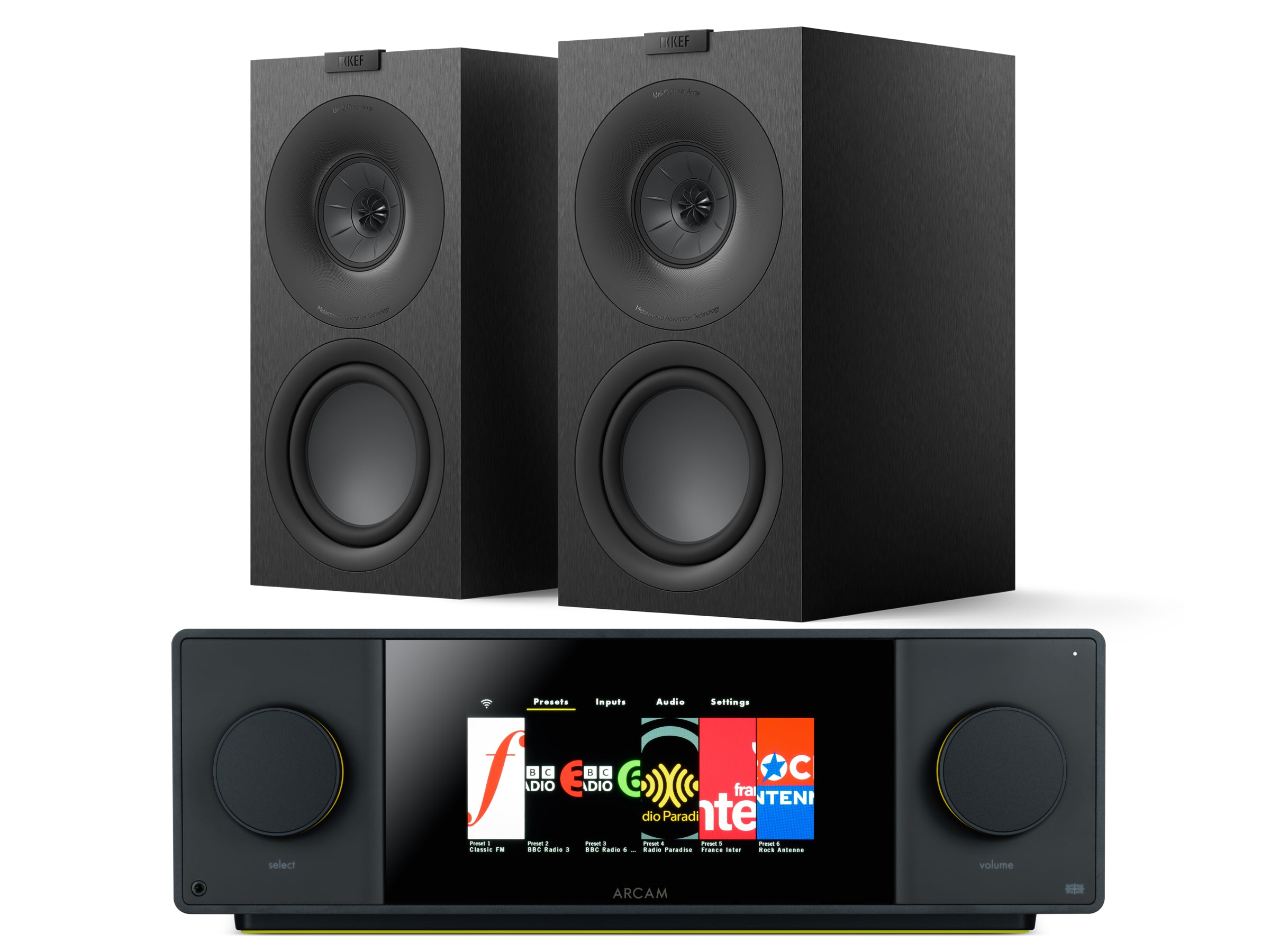 Arcam SA45 with KEF Q Concerto META Speakers