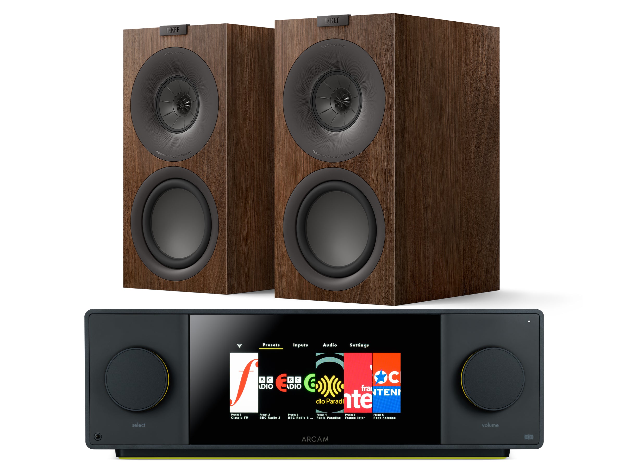 Arcam SA45 with KEF Q Concerto META Speakers