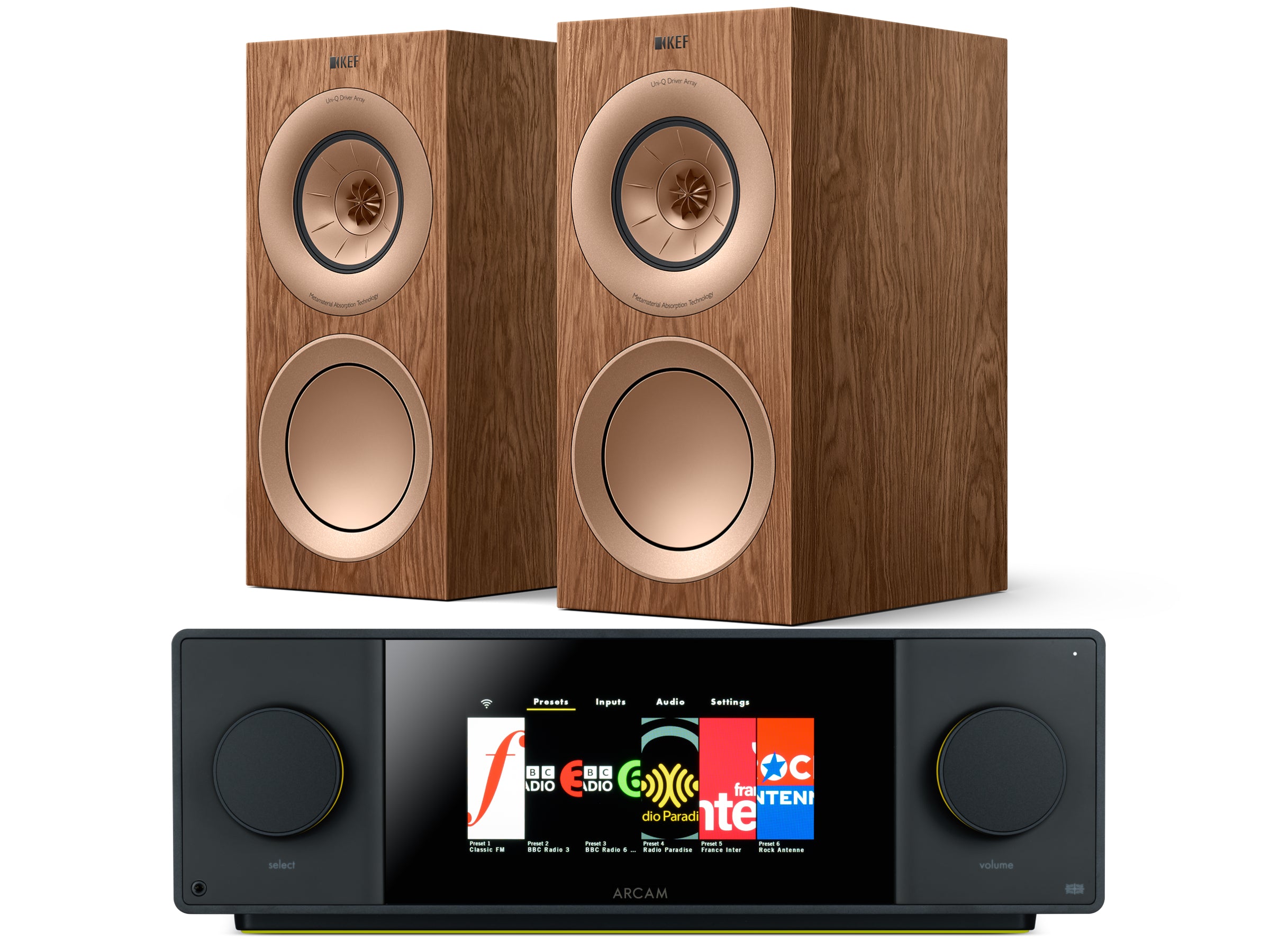 Arcam SA45 with KEF R3 META Speakers