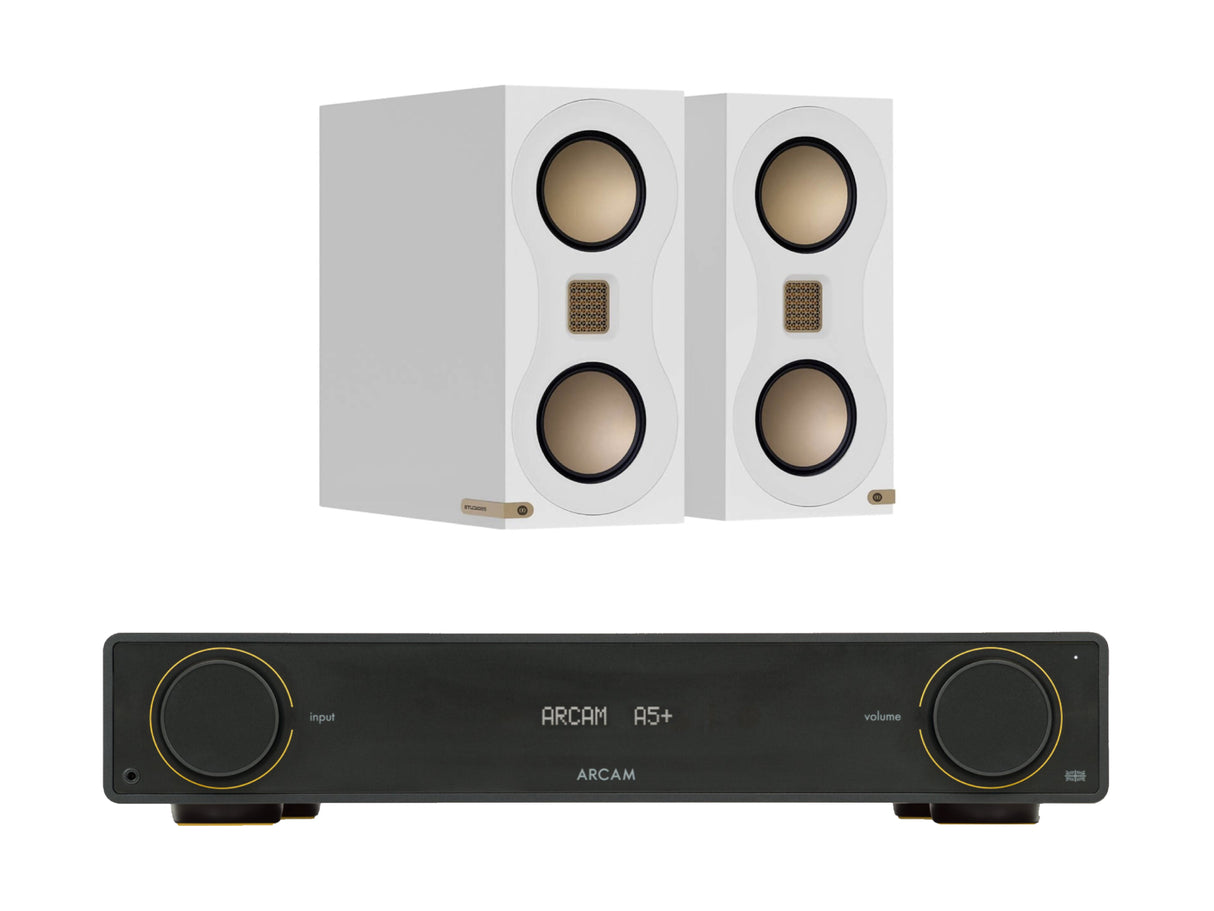 Arcam A5+ with Monitor Audio Studio 89 Speakers (2025 Model)