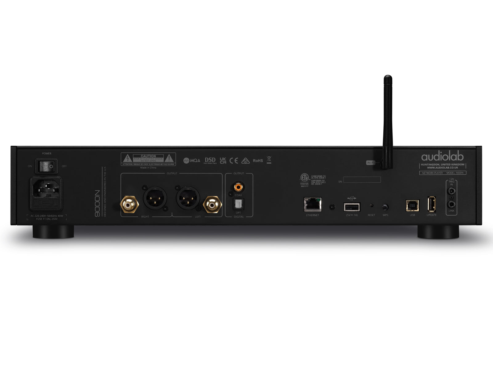 Audiolab 9000A with 9000N Streamer