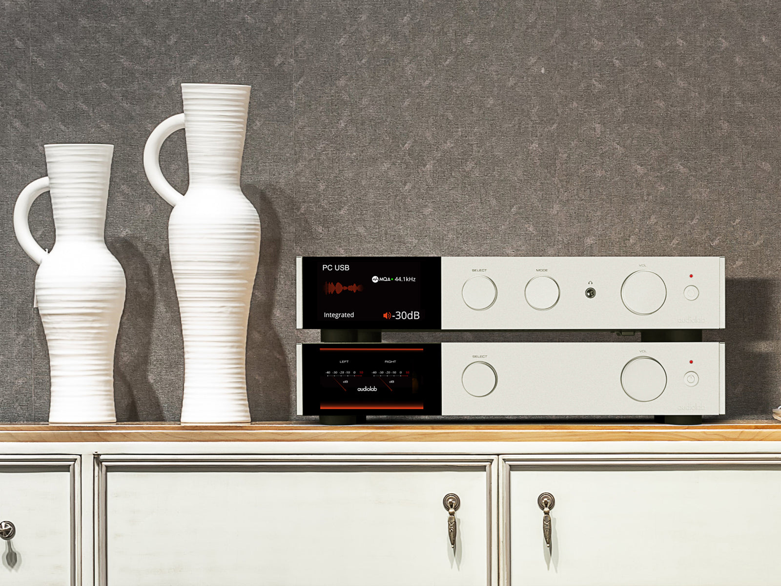 Audiolab 9000A with 9000N Streamer