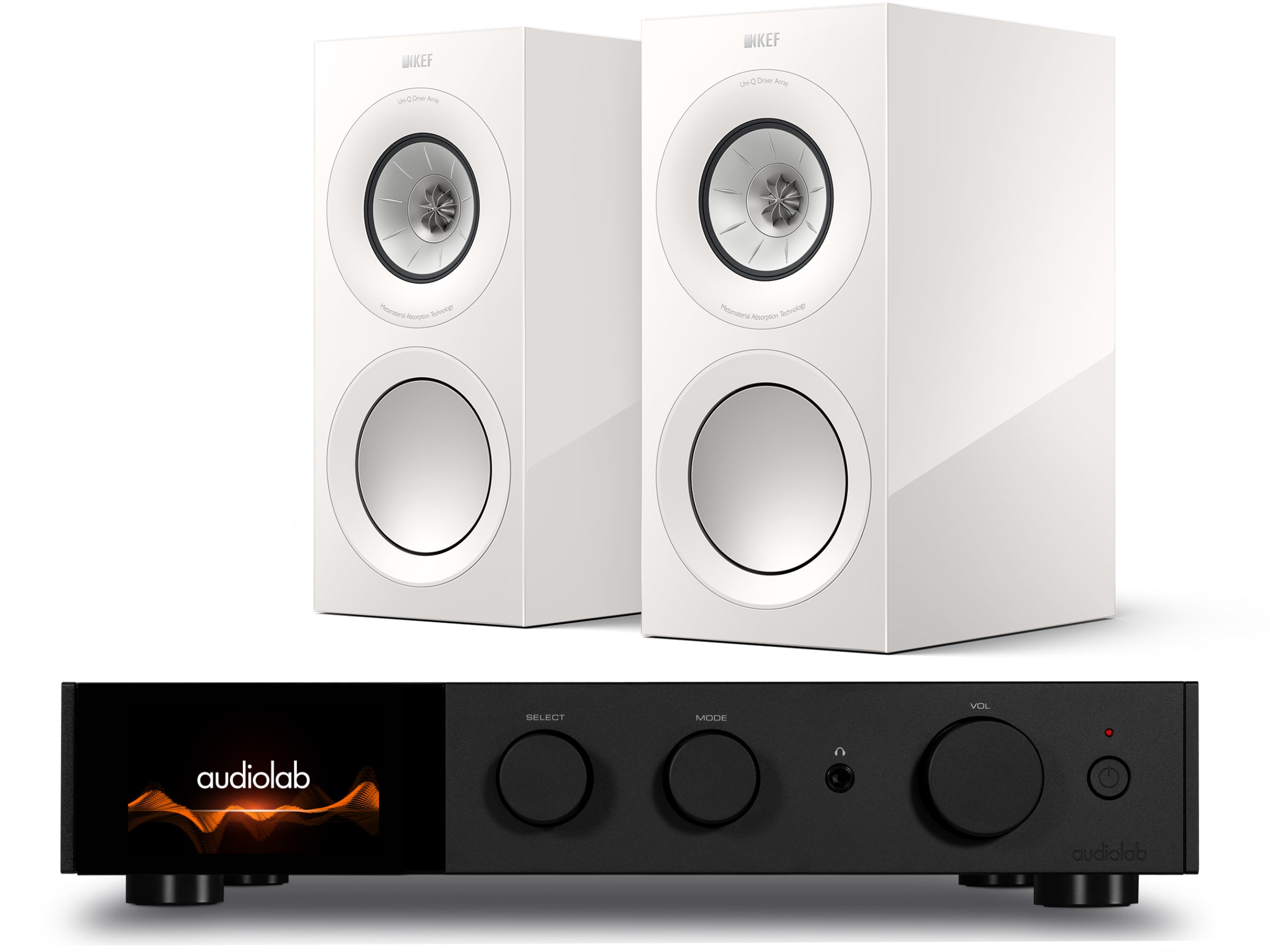 Audiolab 9000A with KEF R3 META