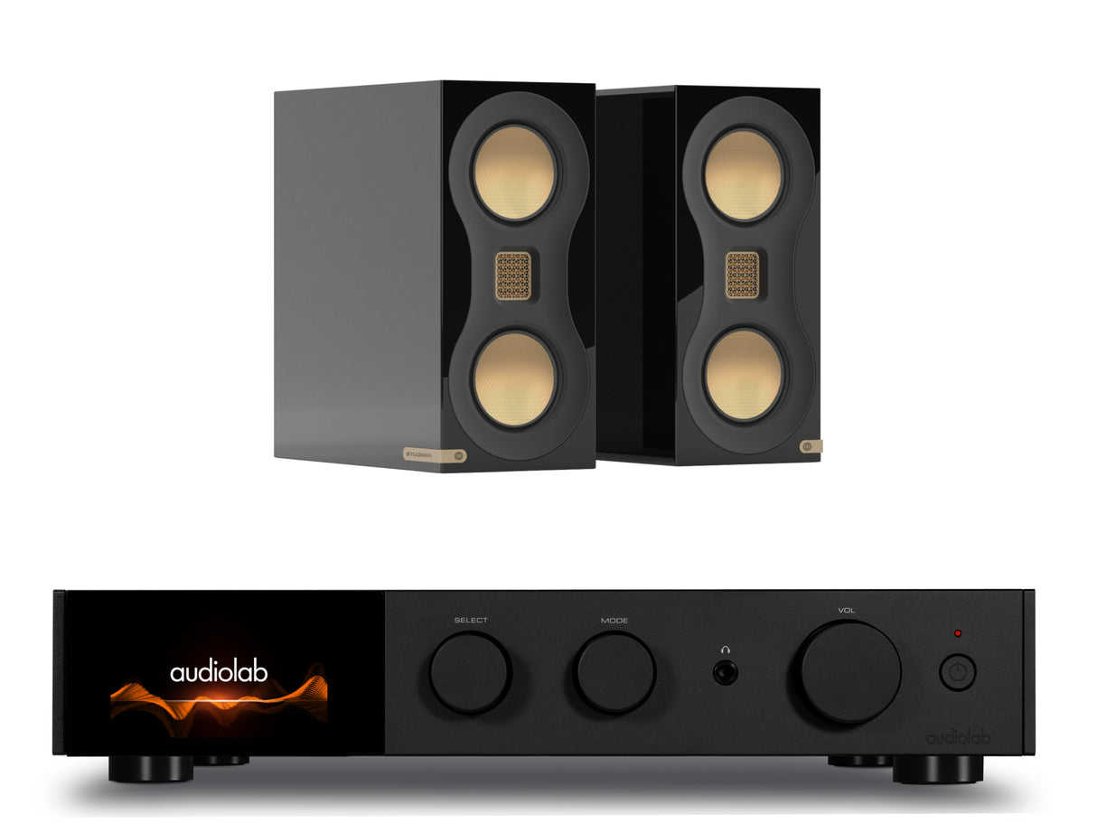 Audiolab 9000A with Monitor Audio Studio 89 Speakers