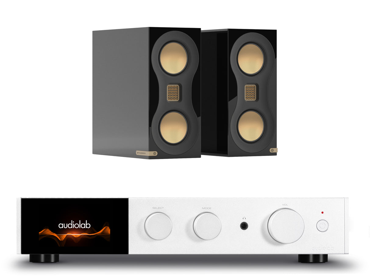 Audiolab 9000A with Monitor Audio Studio 89 Speakers