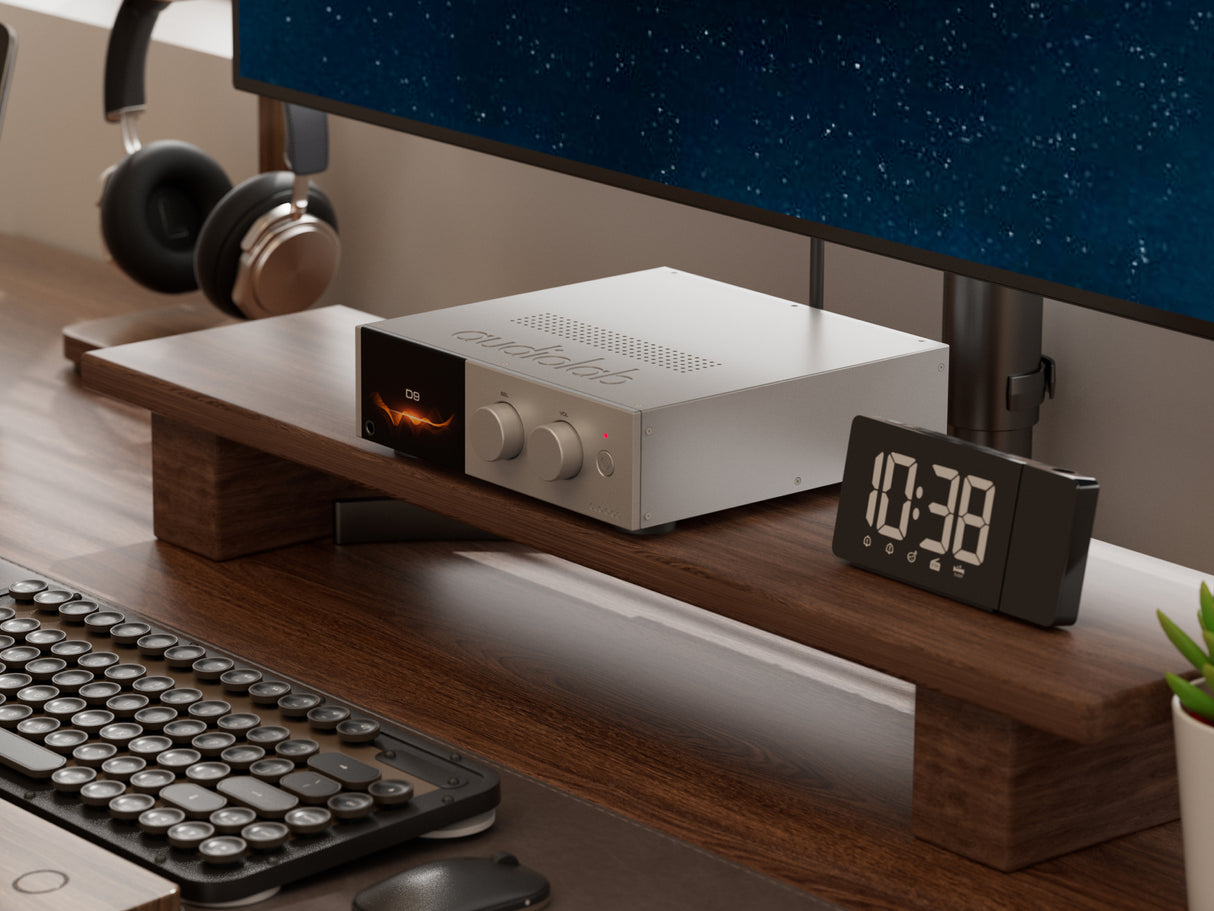 Audiolab D9 DAC Headphone Amplifier with Focal Clear MG Open-Back Headphones