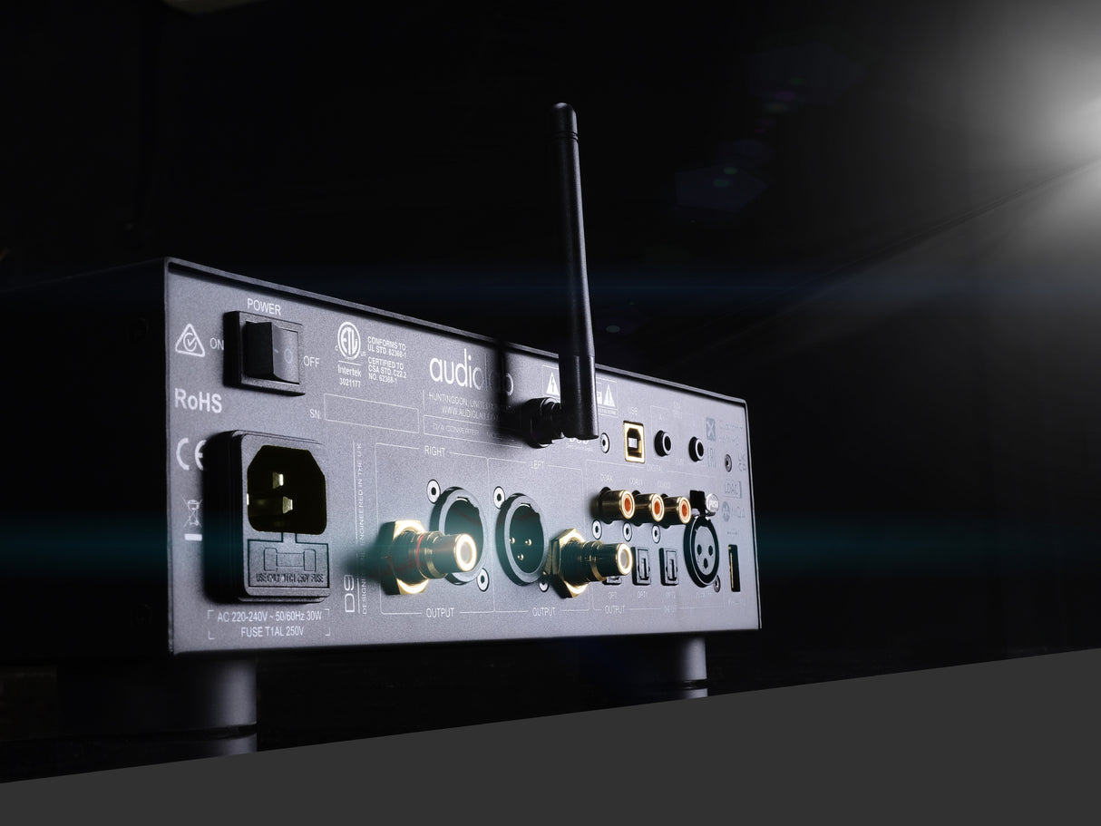 Audiolab D9 DAC Headphone Amplifier with Focal Clear MG Open-Back Headphones