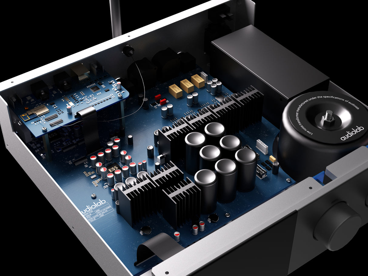 Audiolab D9 DAC Headphone Amplifier with Focal Clear MG Open-Back Headphones