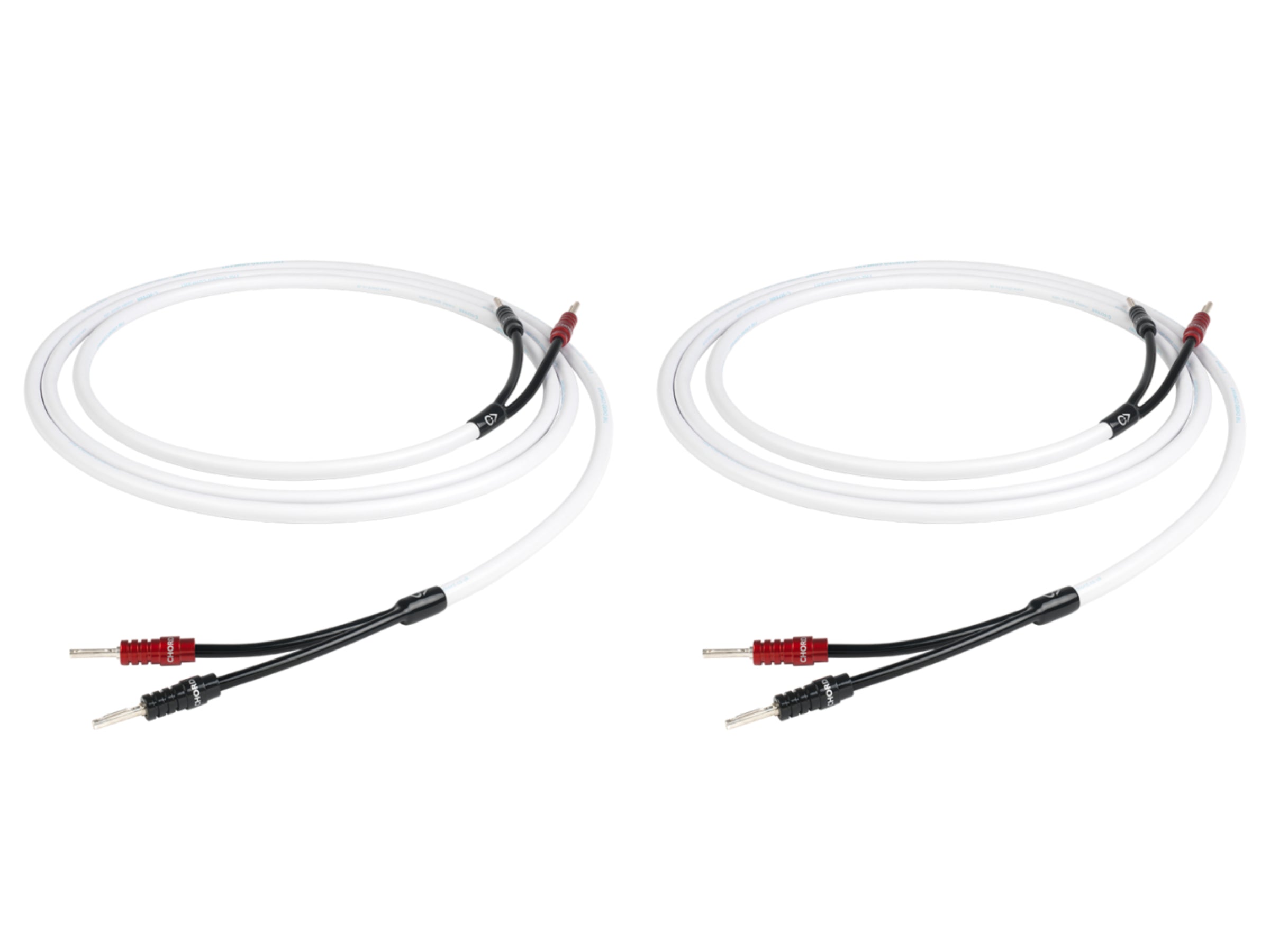 Chord C-ScreenX Speaker Cable - Terminated Pair (Banana to Banana)