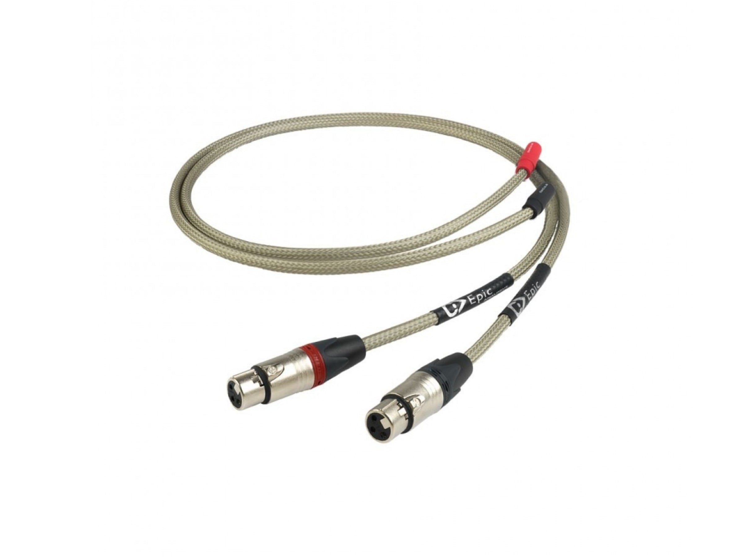 Câble XLR The Chord Company Epic Analogue, Mâle-femelle, 1 Mètre, Occasion