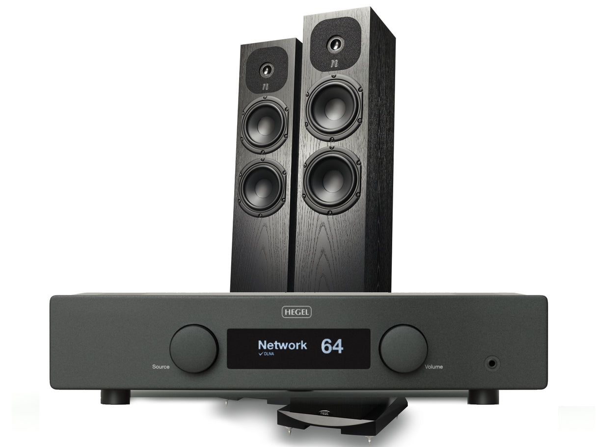 Hegel H120 Streaming Amplifier + Neat Motive SX1 Speakers