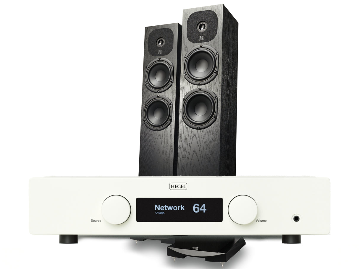 Hegel H120 Streaming Amplifier + Neat Motive SX1 Speakers