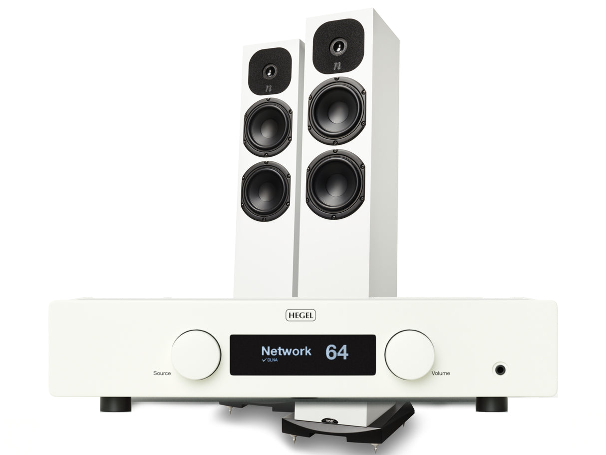 Hegel H120 Streaming Amplifier + Neat Motive SX1 Speakers