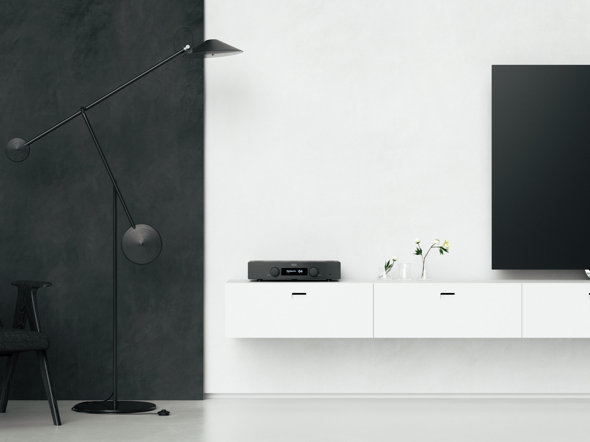 Hegel H120 Streaming Amplifier + Neat Motive SX1 Speakers