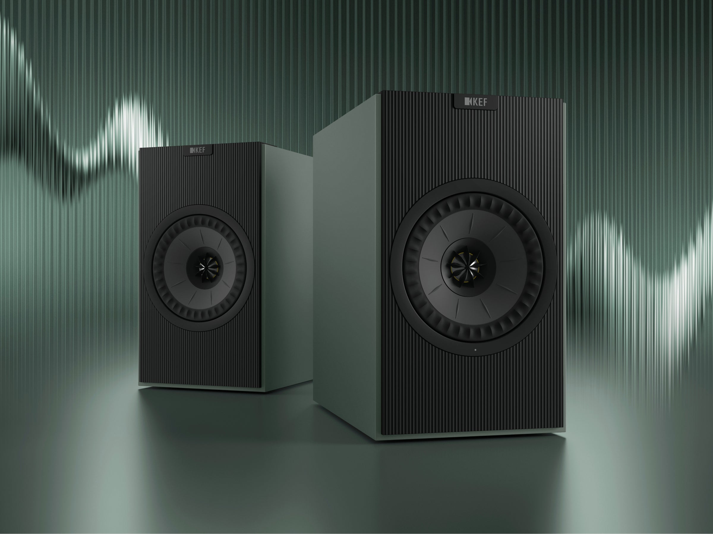 KEF Coda W with SQ1 Speaker Stands