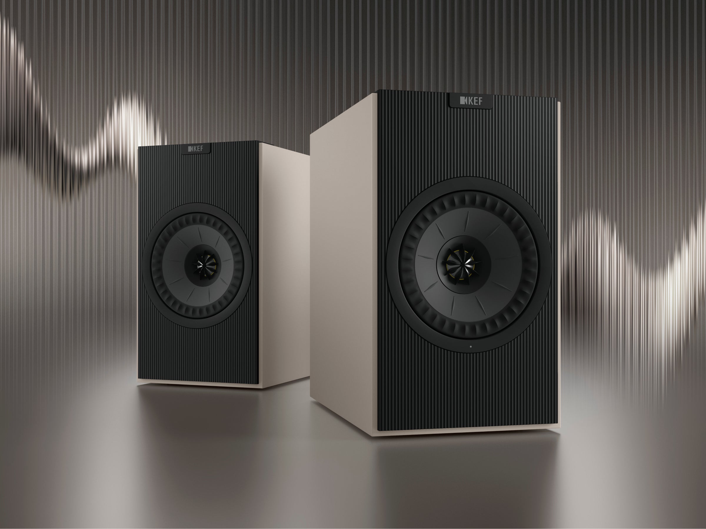 KEF Coda W with SQ1 Speaker Stands