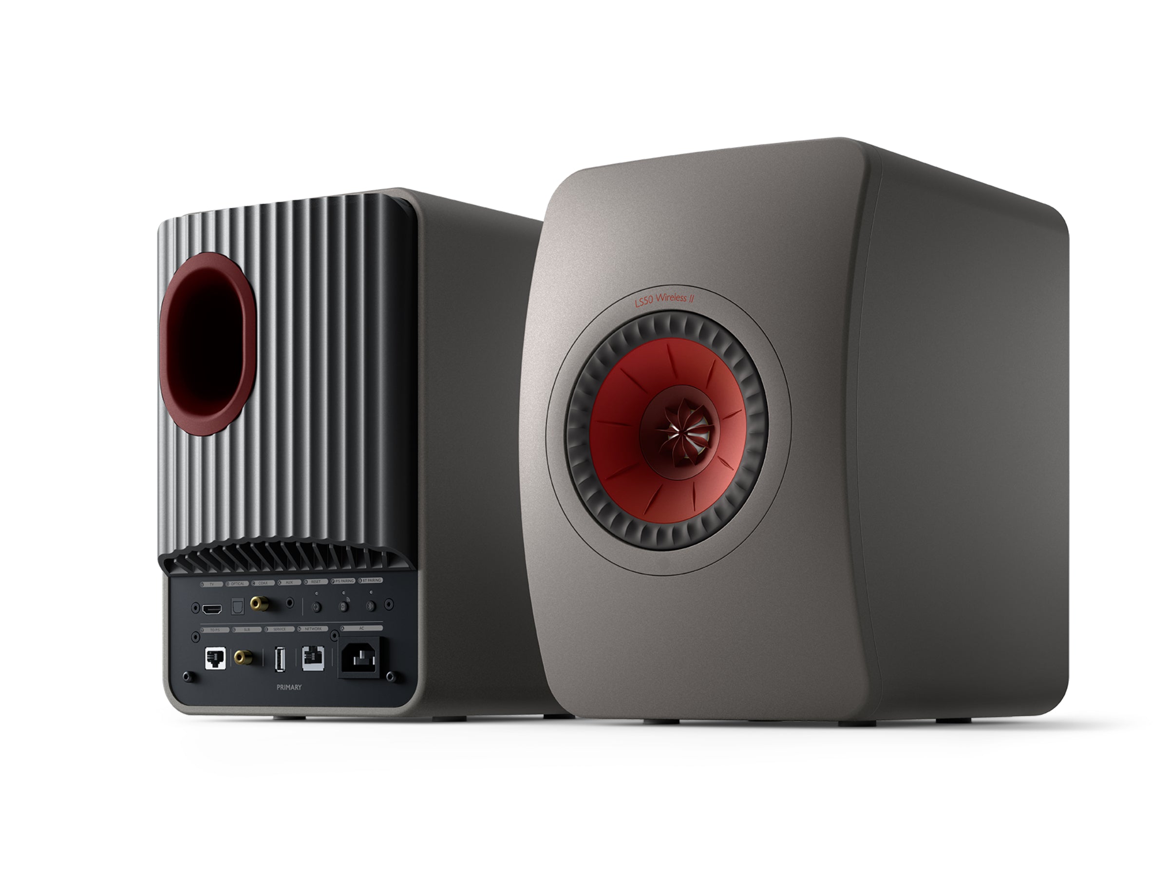 KEF LS50 Wireless II Titanium Grey Speakers (Opened box)