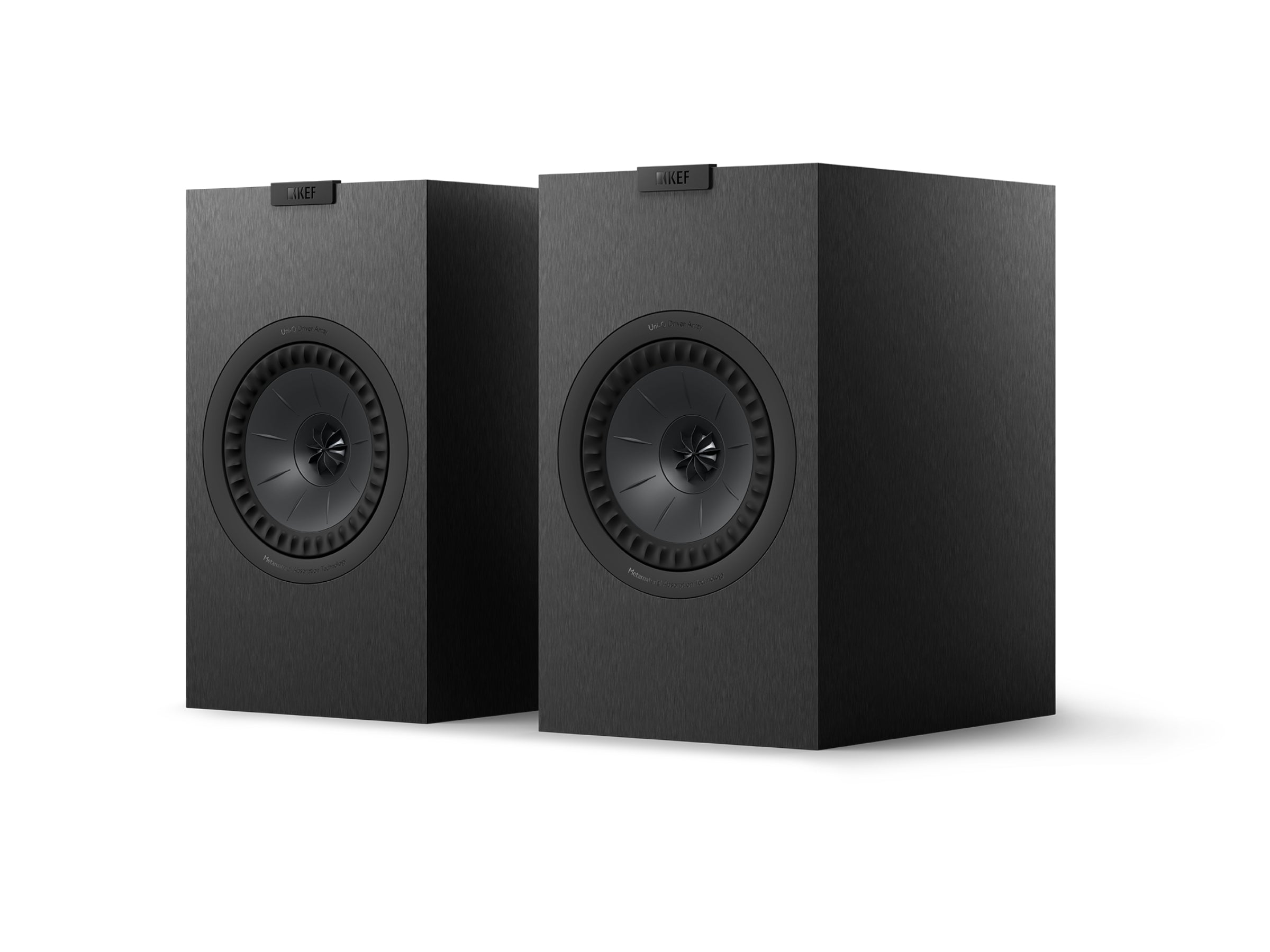 KEF Q3 Meta Bookshelf Speakers + SQ1 Floor Stands