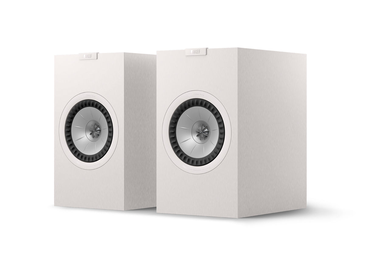 KEF Q3 Meta Bookshelf Speakers + SQ1 Floor Stands