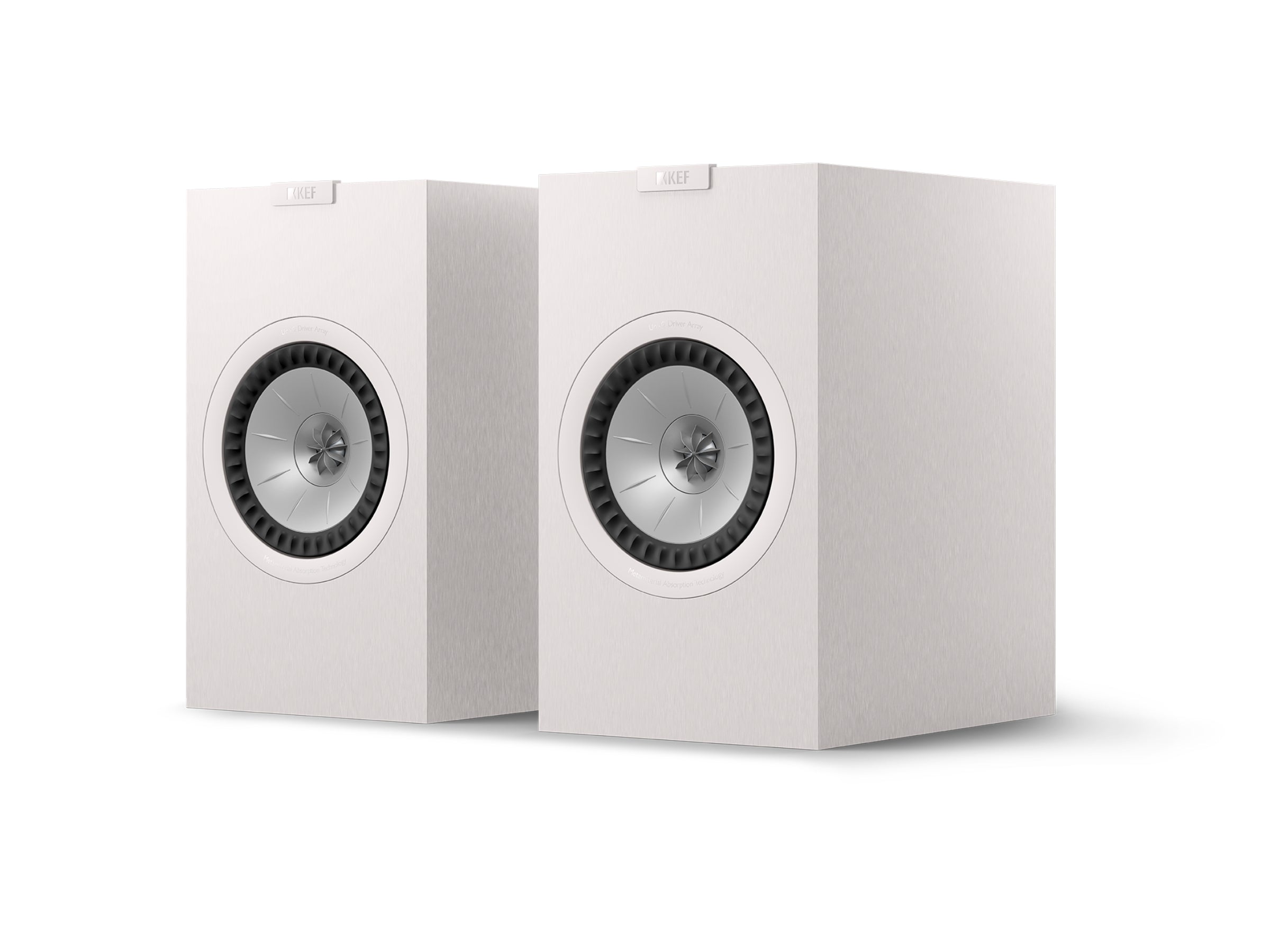 KEF Q3 Meta Bookshelf Speakers + SQ1 Floor Stands