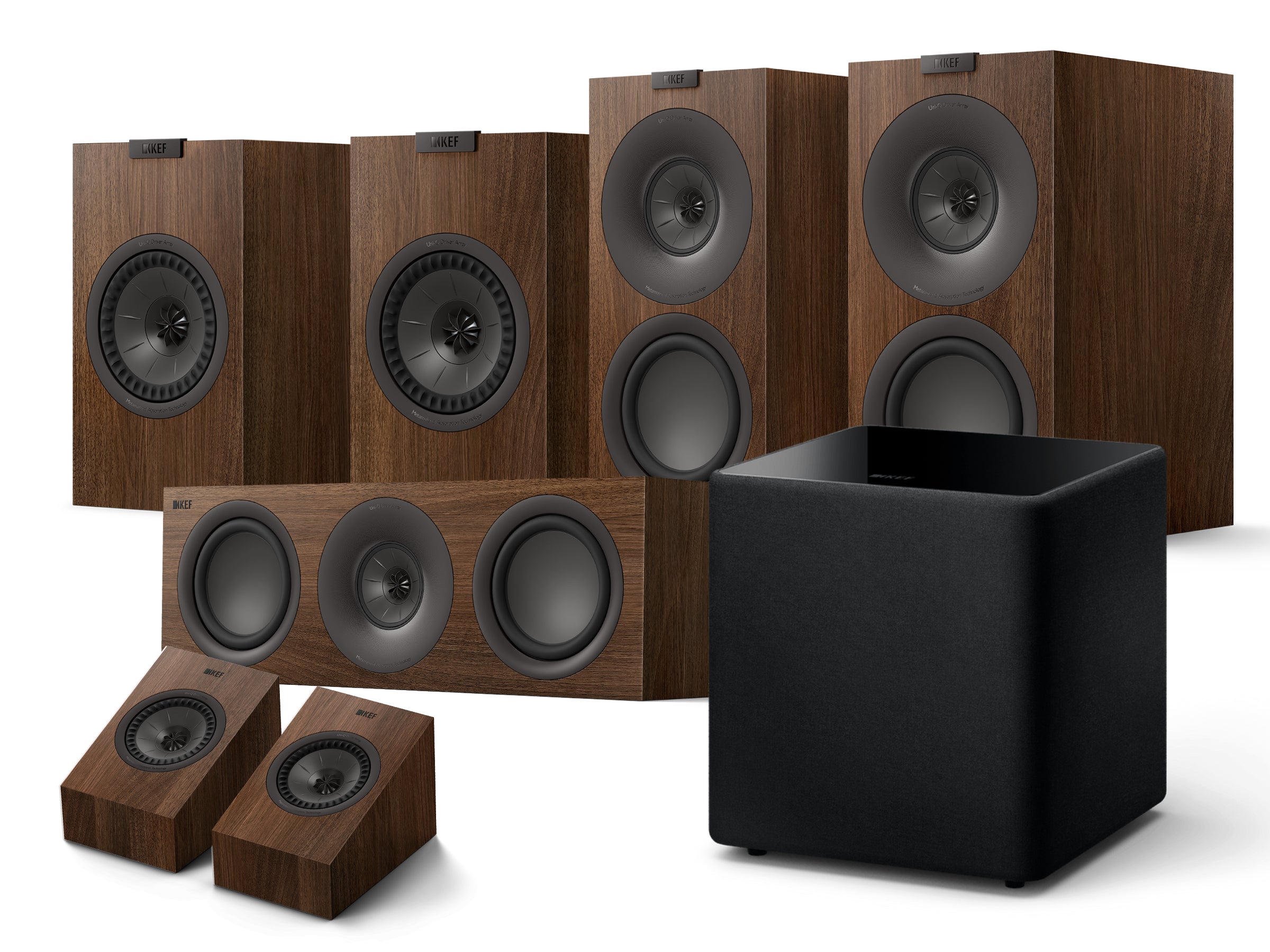 KEF Q Concerto + Q1 META 5.1 Home Cinema Speaker Package