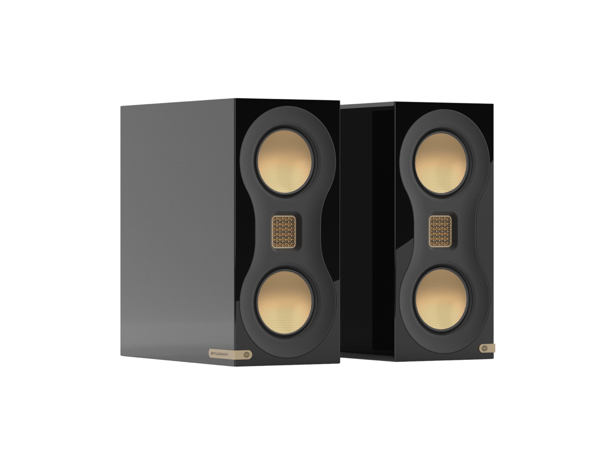 Monitor Audio Studio 89 Bookshelf Speakers + Studio 89 Stands