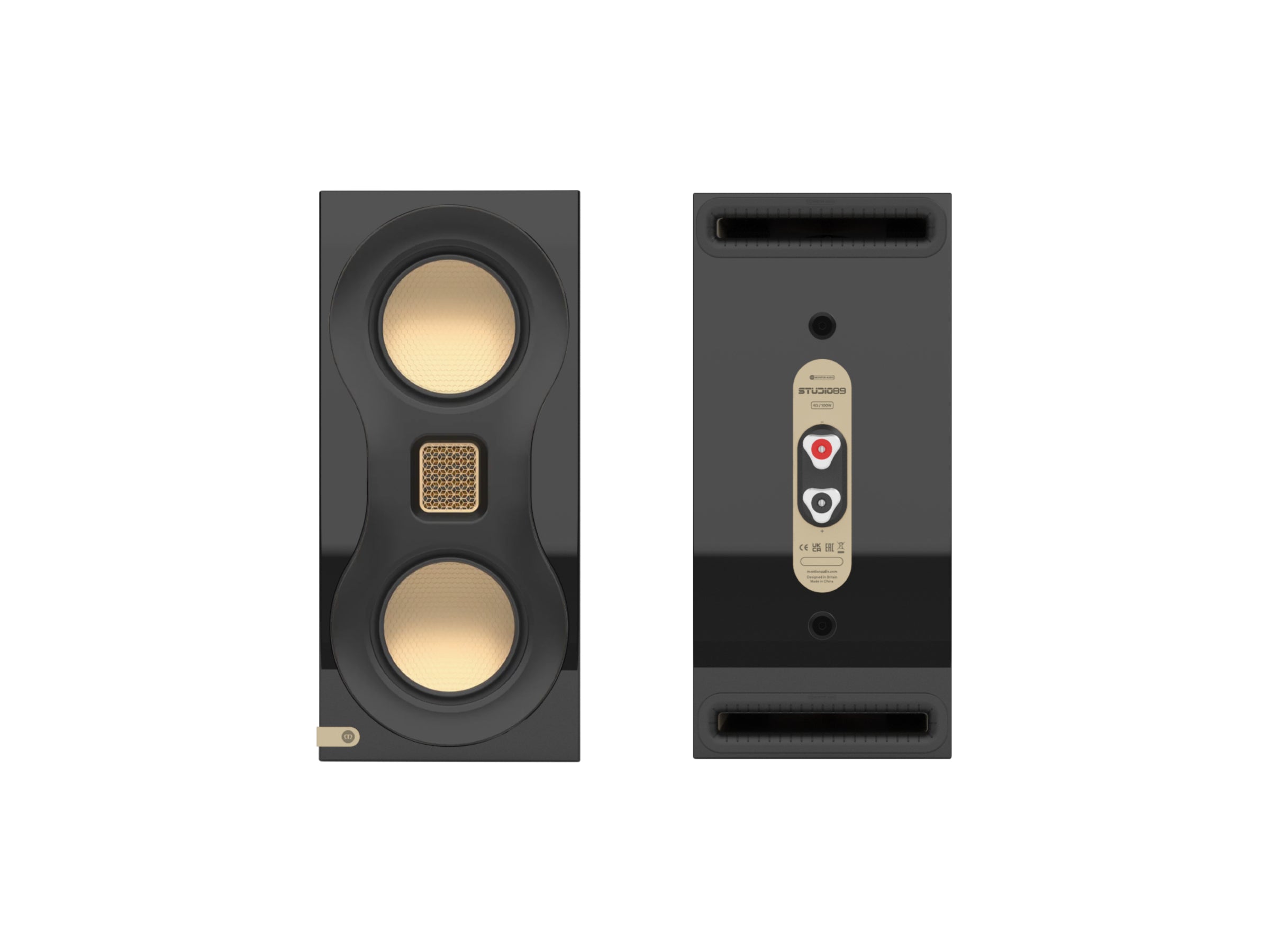 Monitor Audio Studio 89 Bookshelf Speakers + Studio 89 Stands