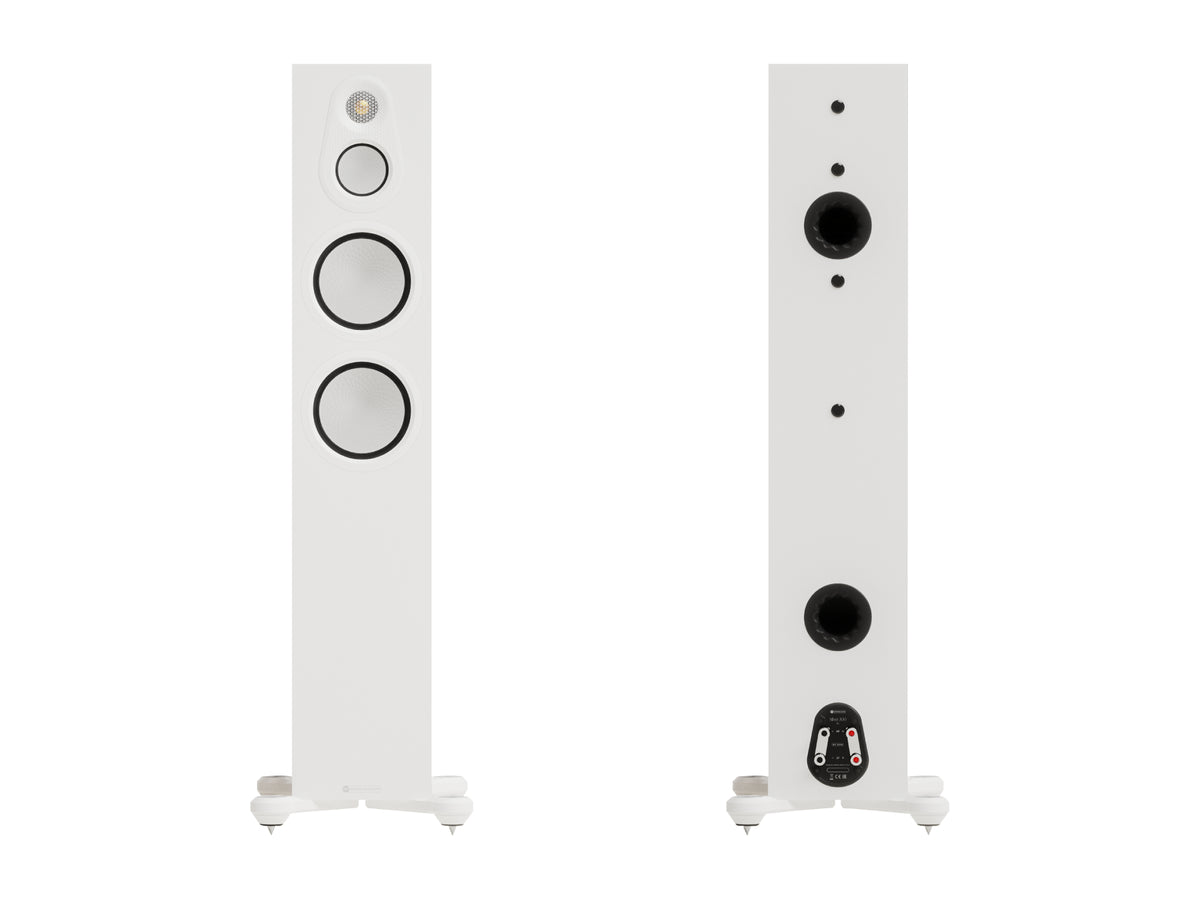Arcam A15+ Integrated Amplifier with Monitor Audio Silver 8G 300 Floorstanding Speaker