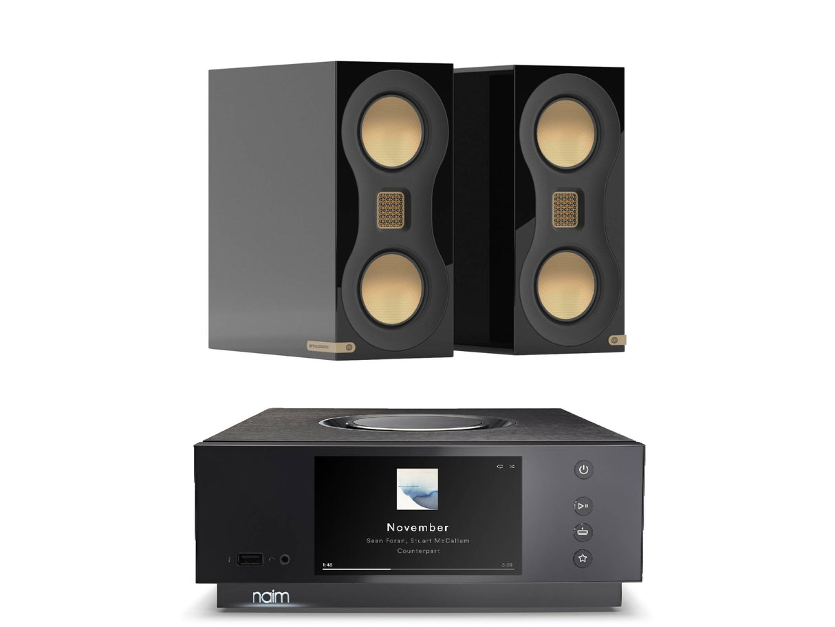 Naim Uniti Atom HDMI with Monitor Audio Studio 89 Speakers