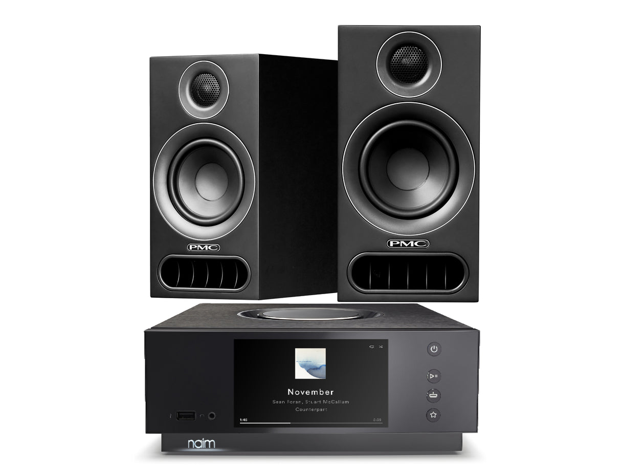 Naim Uniti Atom HDMI with PMC Prodigy1 Bookshelf Speakers