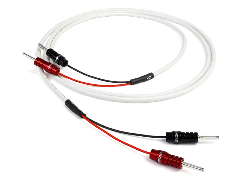 Chord LeylineX Speaker Cable (Terminated pair with Chord Gold Crimp 4mm banana plugs) (Promotional item)