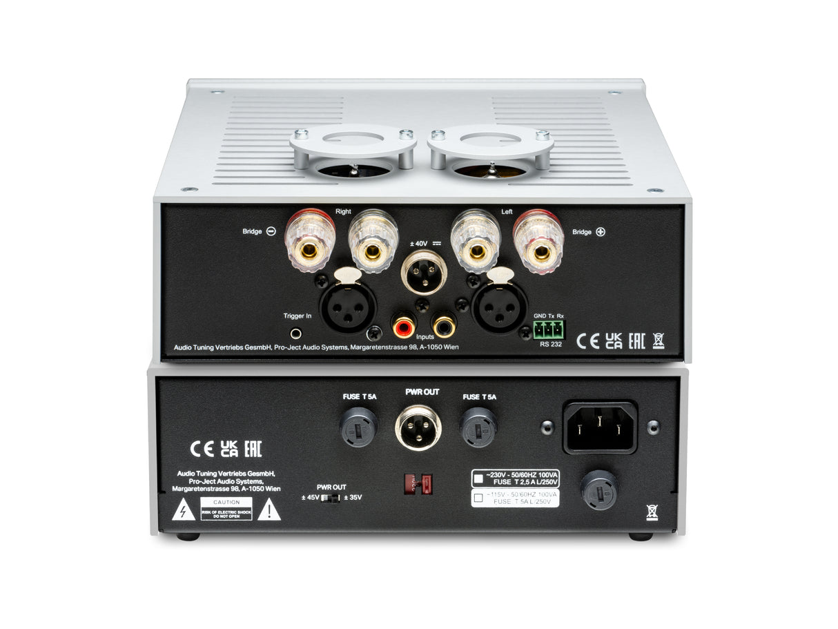 Pro-Ject Amp Box RS2 + Power Box Amp RS2 Integrated Amplifier with Power Supply