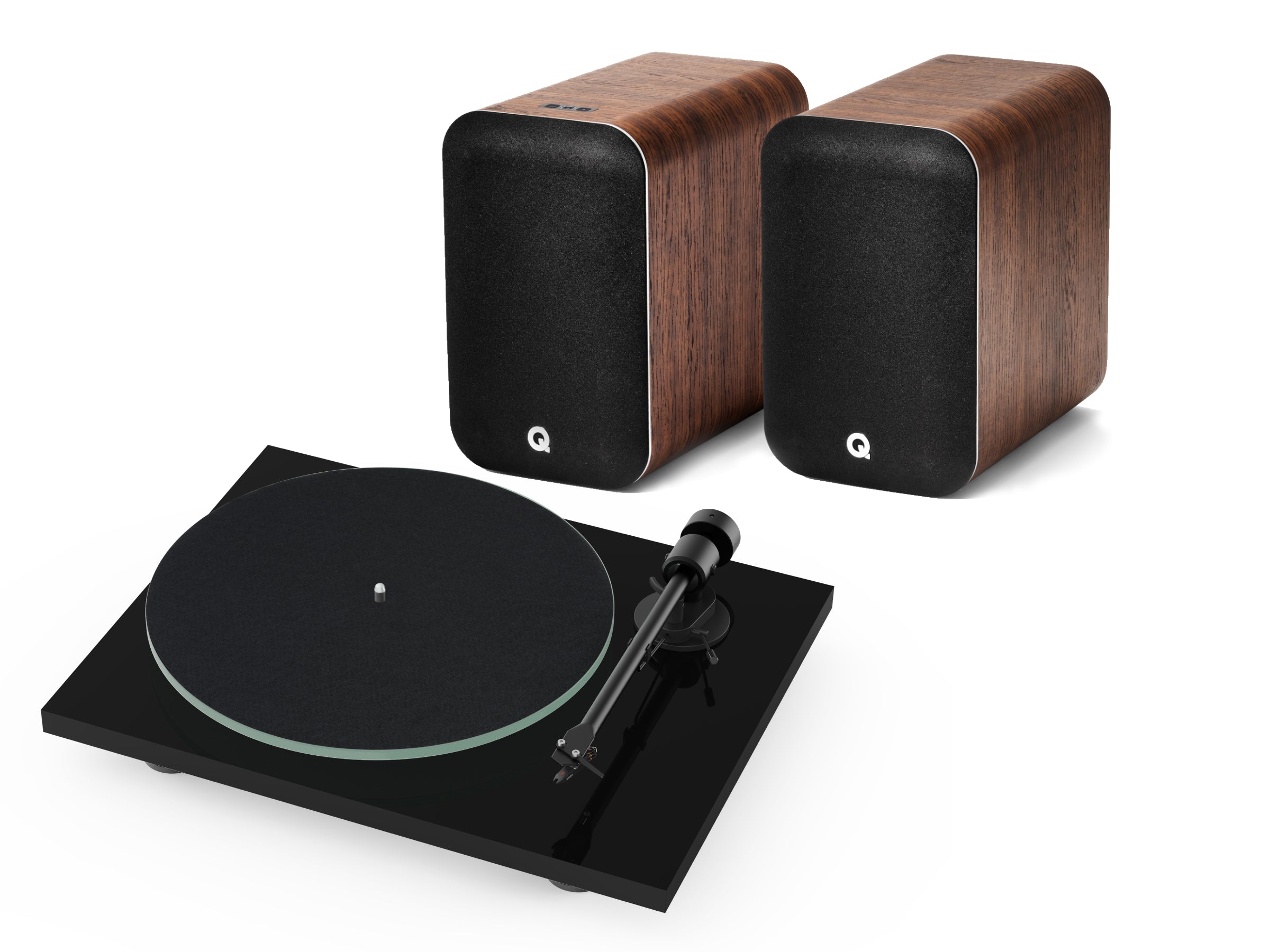 Pro-Ject T1 EVO Phono & Q Acoustic M20 Active Turntable System