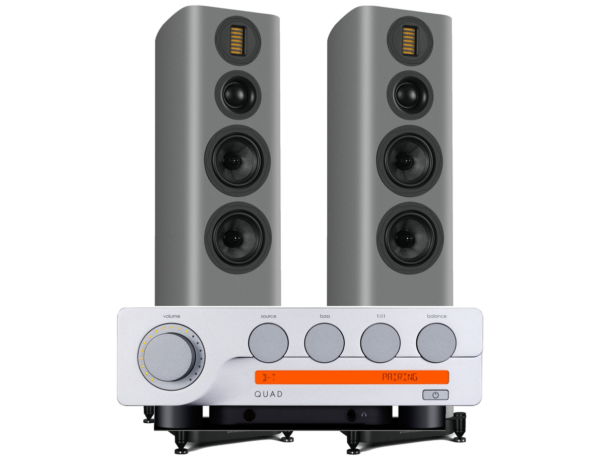 Quad 3 + Wharfedale EVO 5.4 Speakers