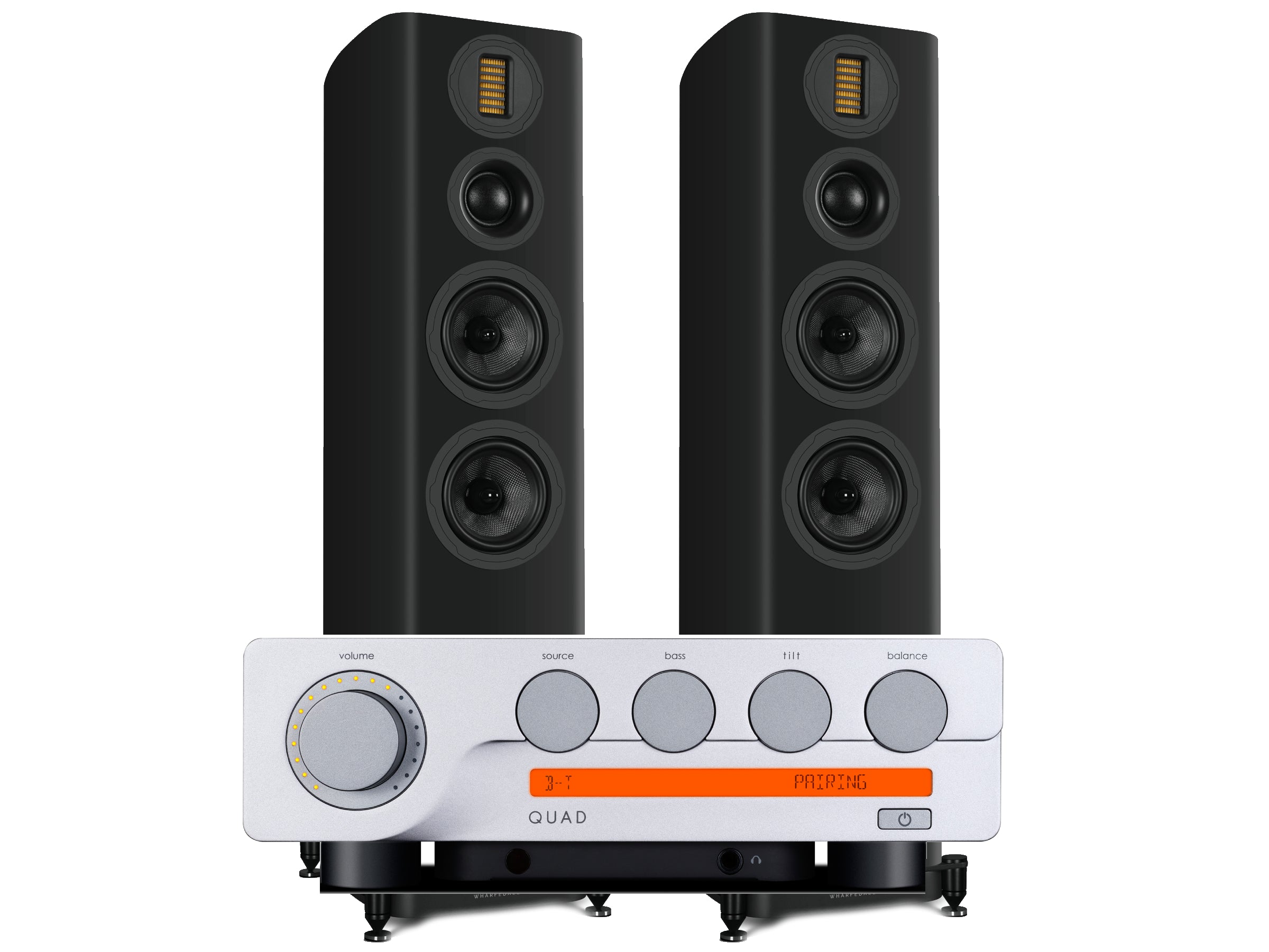 Quad 3 + Wharfedale EVO 5.4 Speakers
