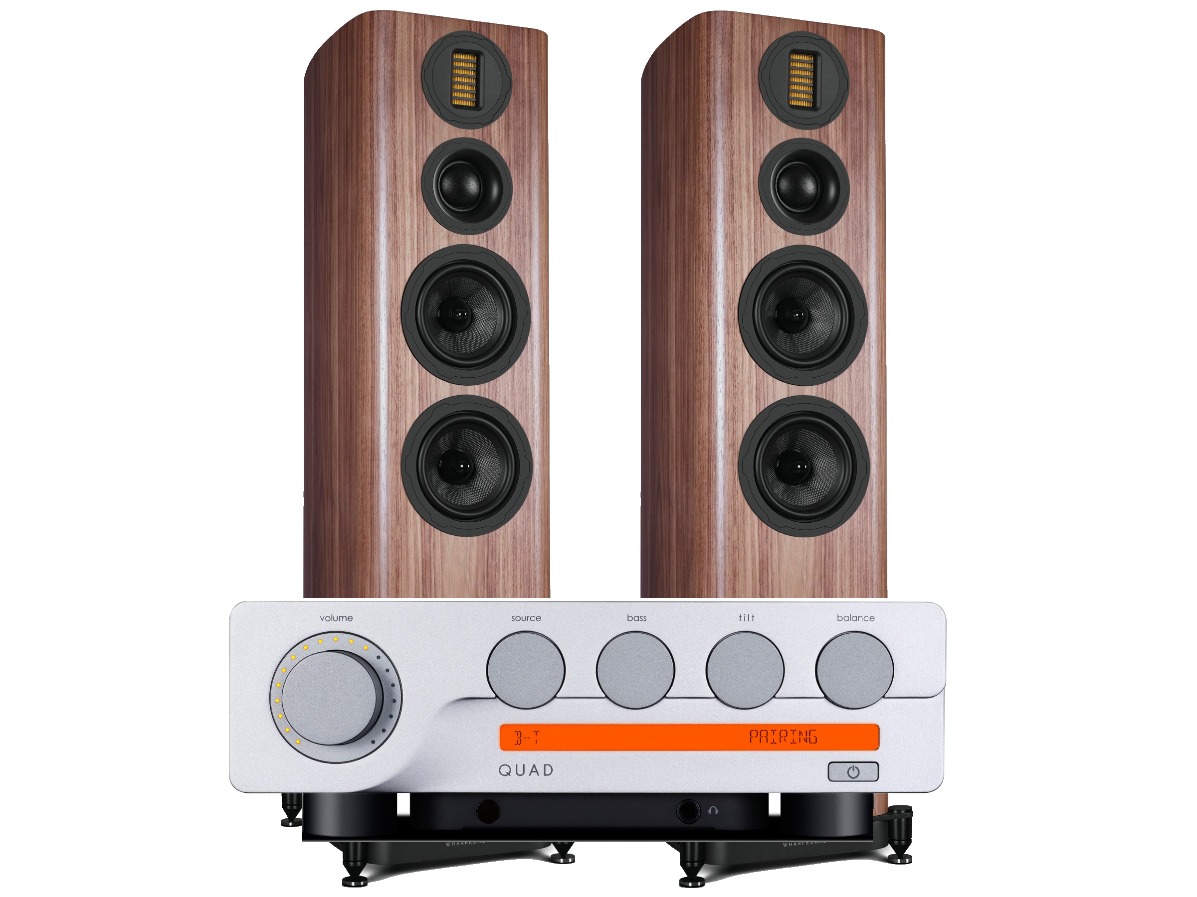 Quad 3 + Wharfedale EVO 5.4 Speakers