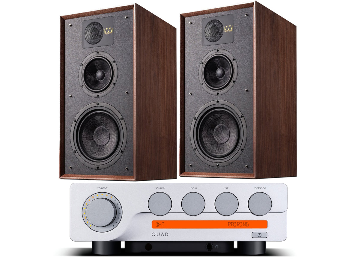 Quad 3 + Wharfedale Linton Speakers