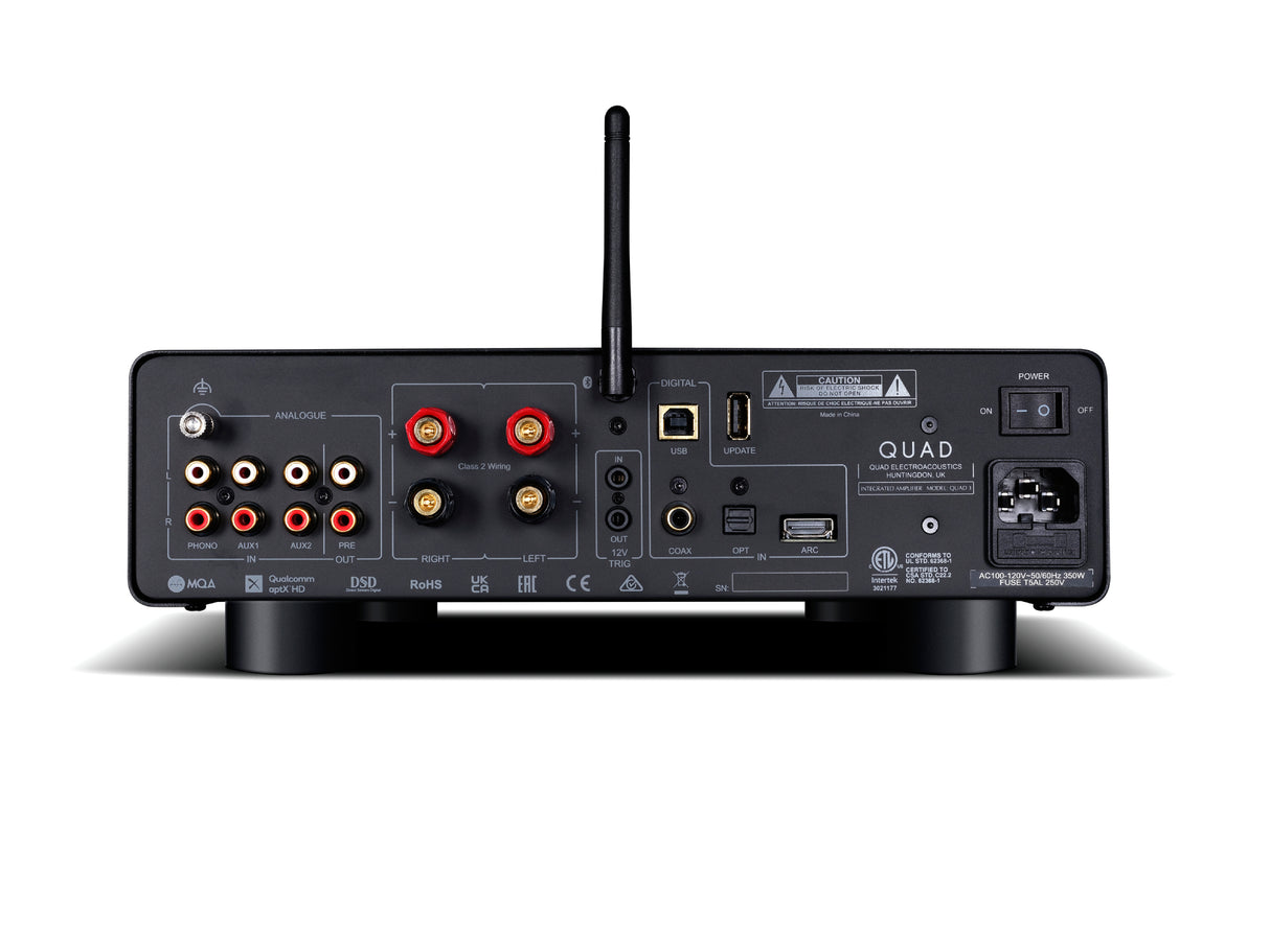 Quad 3 with Monitor Audio Studio 89 Speakers