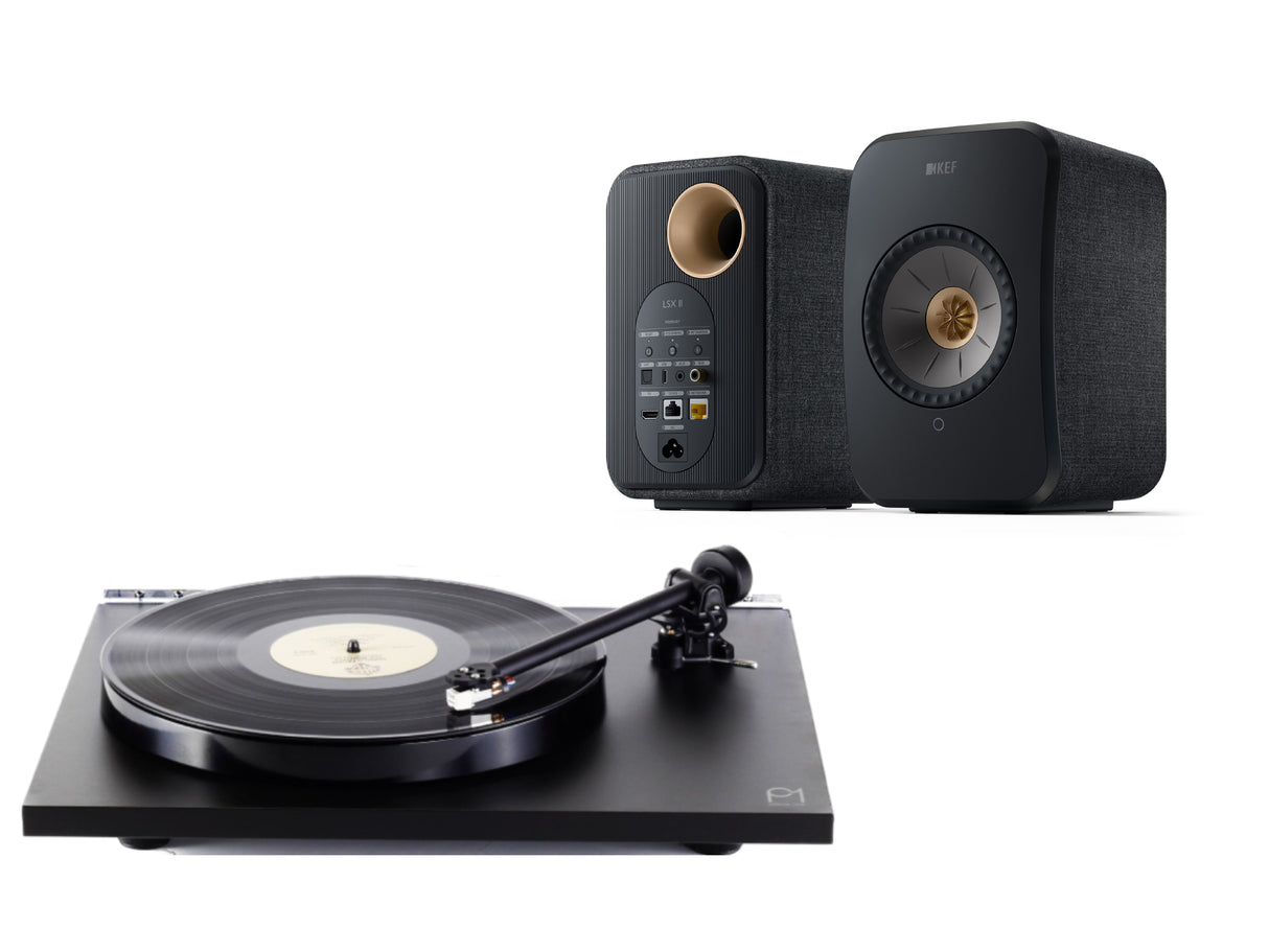 Rega Planar 1 Plus & Kef LSX II Wireless Turntable System