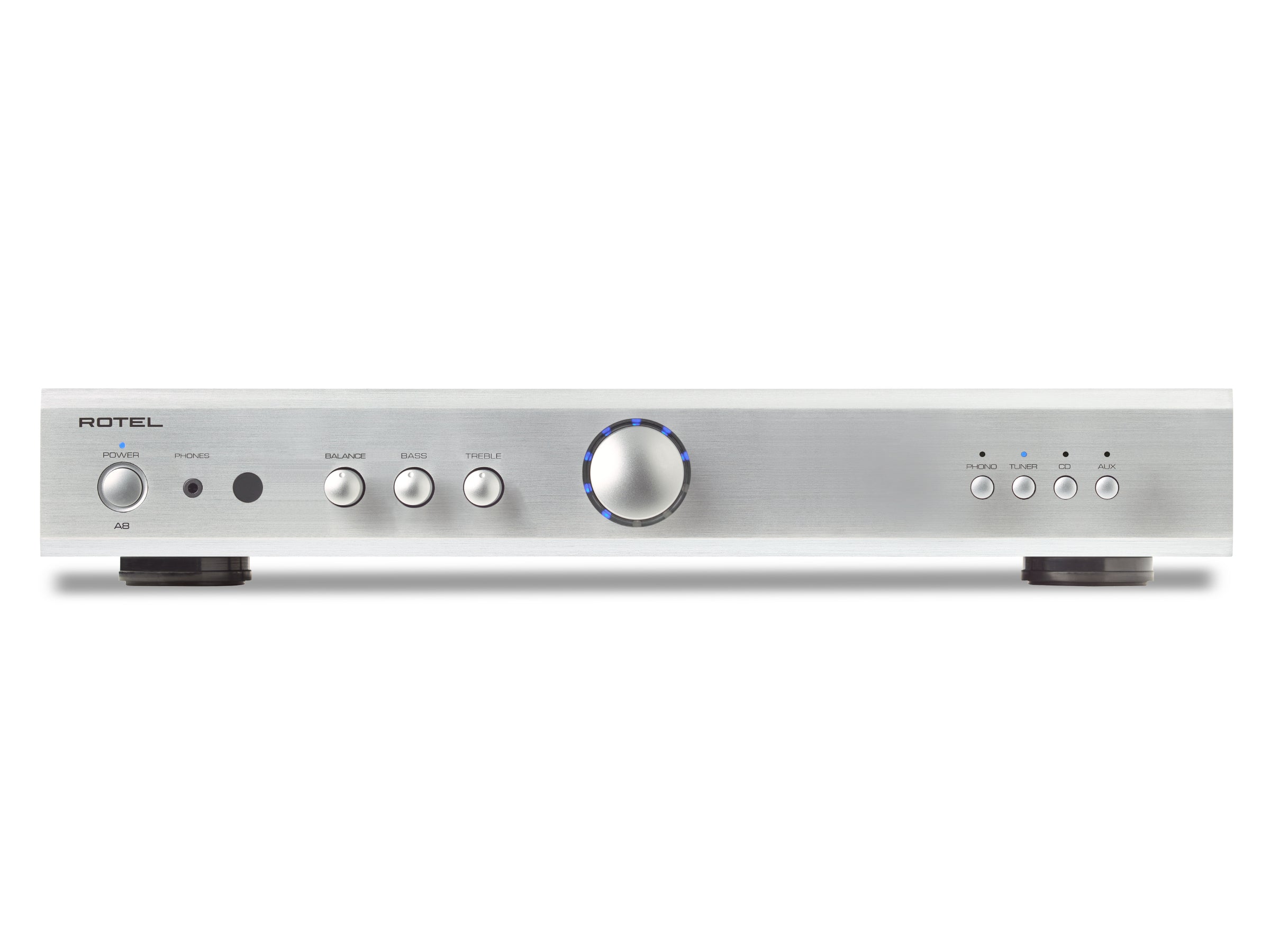 Rotel A8 with KEF Q1 META Bookshelf Speakers