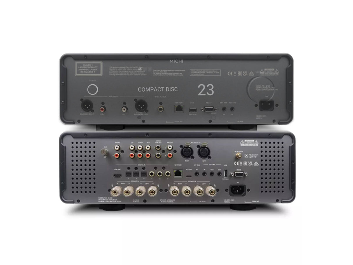Rotel Michi Prestige X430 Integrated Amplifier with Q430 CD Player
